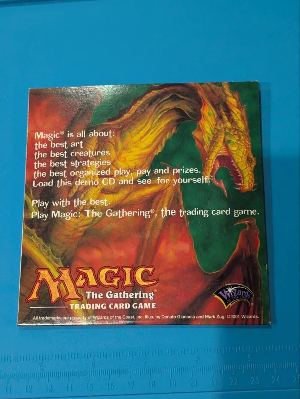 Magic the Gathering - Trading Card Game - Demo the Best (Windows 95 PC, 2001)